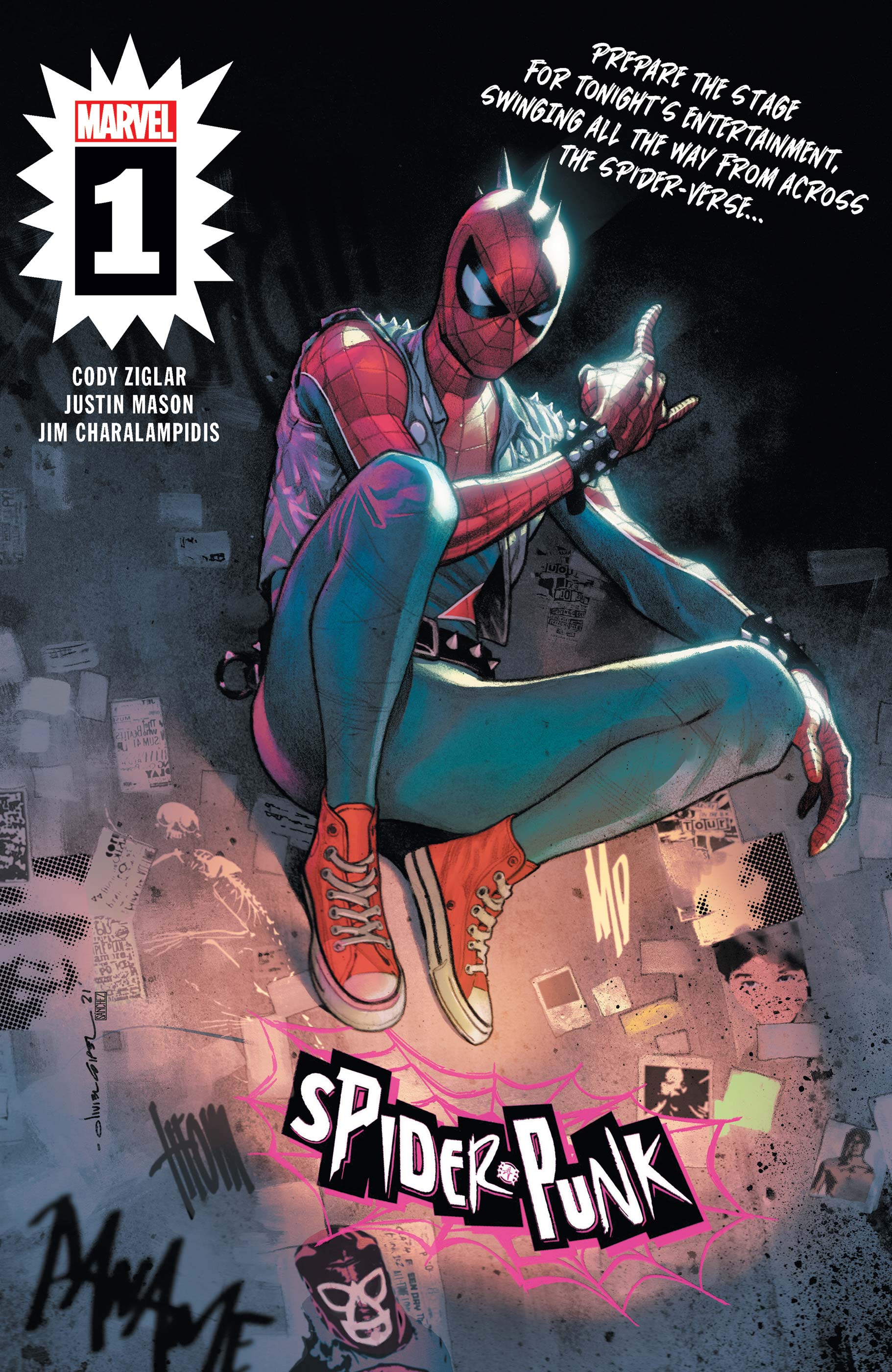 Spider Punk Comics Artwork